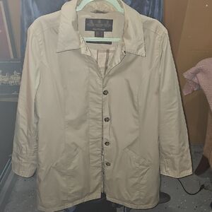 Barbour Women's Cream Trench Coat